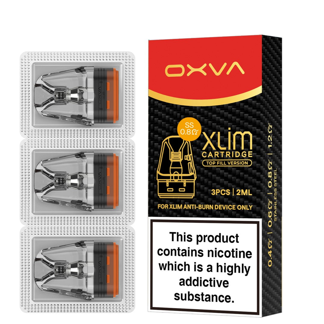 Oxva Xlim Pro 2 DNA Exclusive Stainless Steel Pod - 3 Pack [0.8ohm]
