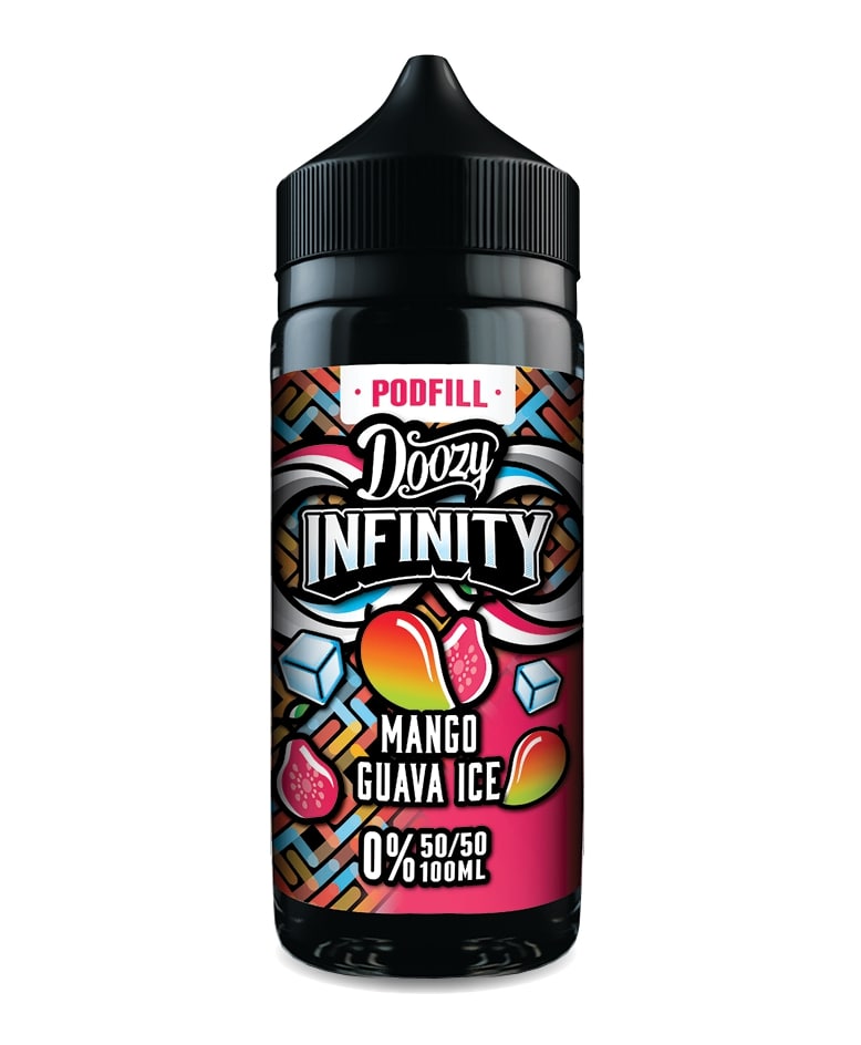 Doozy Vape - Infinity Pod Fill - 100ml [Mango Guava Ice 50/50]