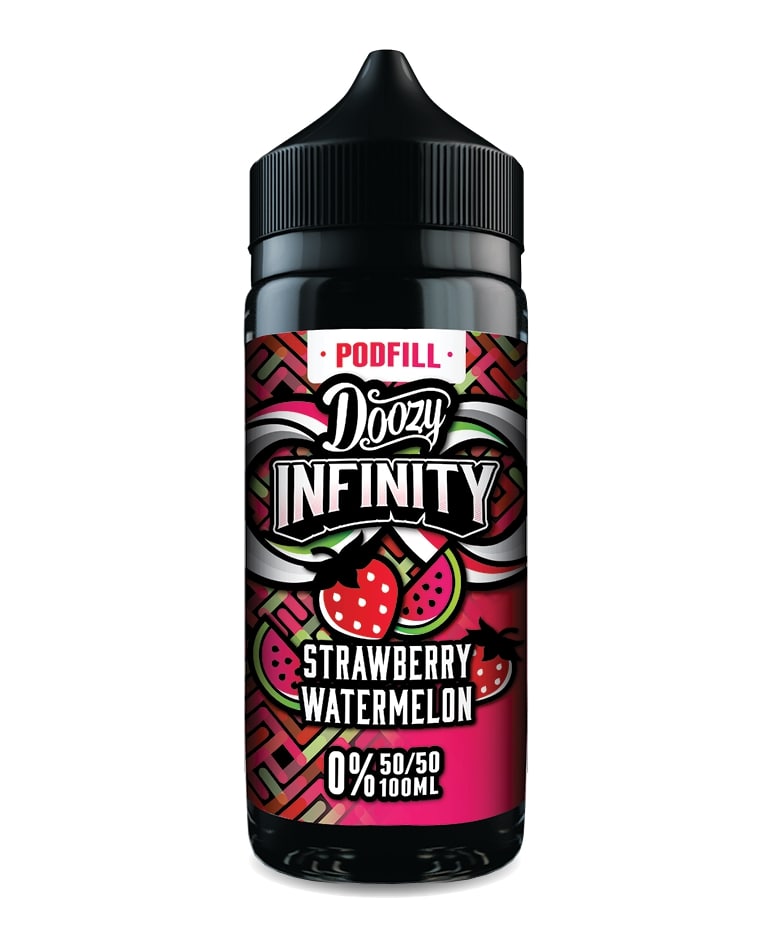 Doozy Vape - Infinity Pod Fill - 100ml [Strawberry Watermelon 50/50]