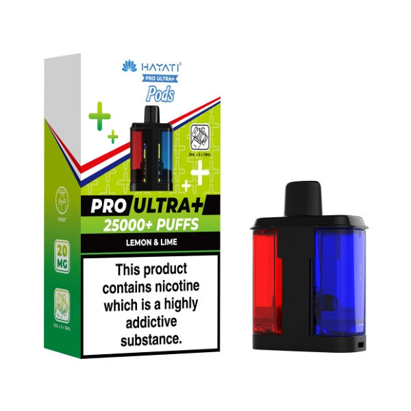 Hayati Pro Ultra+ Replacement - Pod [Lemon &amp; Lime]